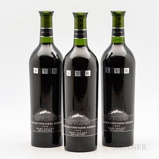 Sterling Vineyards SVR Reserve 1995, 3 bottles