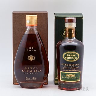Mixed Cognac, 1 750ml bottle 1 70cl bottle