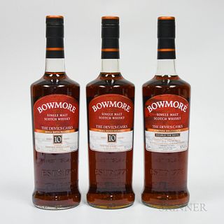 Bowmore The Devil's Casks, 3 750ml bottles (oc)