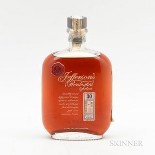 Jefferson's Presidential Select 30 Years Old, 1 750ml bottle