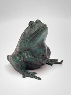 William McVey Bronze, Seated Frog