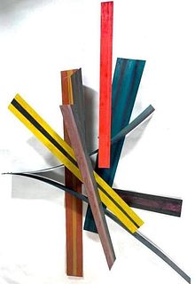 Heather Marcus Painted Sculptural Construction