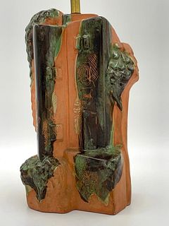 Mariana von Allesch Glazed Terracotta Table Lamp