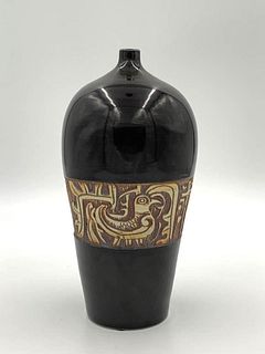 Glazed Studio Porcelain Vase, c.1950's