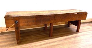 Very Large Scale Rustic Pine Workbench
