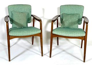 Pair of Mid-Century Modern Armchairs