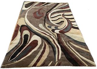 Indo Persian Gabbeh Carpet 5'9" x 8'6"