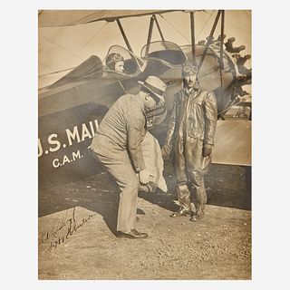 [Aviation] Lindbergh, Charles Signed Photograph