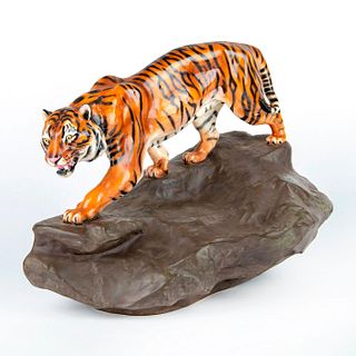 Royal Doulton Prestige Figurine, Tiger On A Rock HN2639