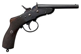 Remington Czarist Era Rolling Block Side-by-Side Nagant Brevet Pistol 