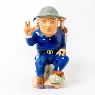 Kevin Francis Ceramics D- Day Toby Jug, Winston Churchill,