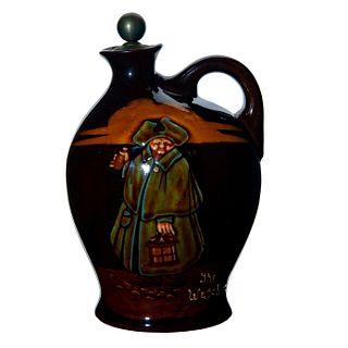 Royal Doulton Kingsware Flask, The Watchman