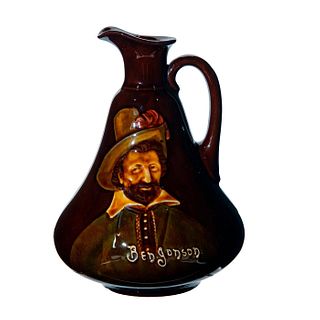 Royal Doulton Kingsware Flask, Ben Johnson