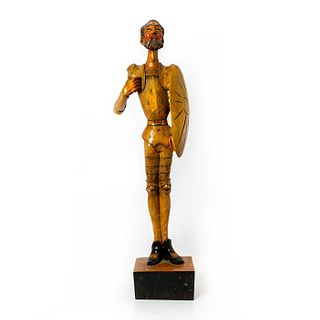 Vintage Carved Wooden Figurine, Don Quixote