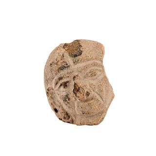 Pre Columbian Pendant Fragment, Man's Head