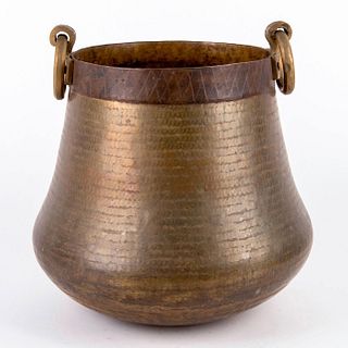 Antique Brass Gourd Cauldron