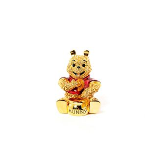 Arribas Brothers Figurine, Winnie The Pooh + Display