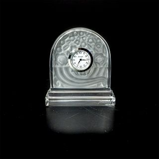 Baccarat Crystal Mini Table Top Clock