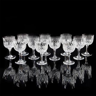 11pc Waterford Normandy Crystal Wine Glasses by Thomas Webb