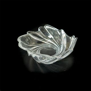 Swirl Wave Glass Dish, Unmarked