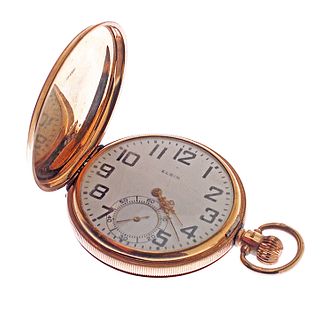 Elgin 10k Gold Hunting Case Pocket watch