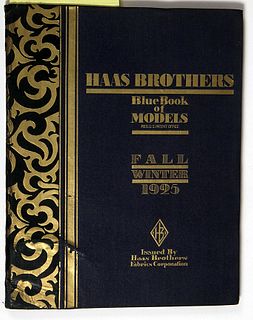Hans Haas Brothers Blue Book of Models 1925