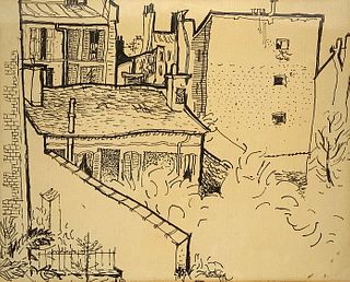 Liuboslav Hutsaliuk Drawing, Rooftops