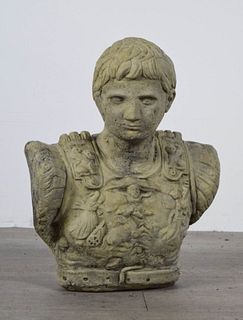 Cement Bust of Julius Caesar