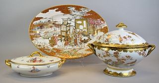 Grouping of Japanese Porcelain Serving Dishes
