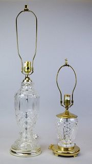 2 Crystal Table Lamps