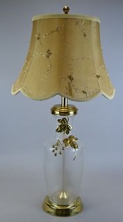 Brass & Glass Lamp