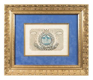 A George IV Coronation Ticket #832 - Abbey1821
Framed 17 x 20 inches.