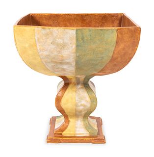 Gary DiPasquale
(American, b. 1953)
Large Roman Stripe Pedestal Bowl