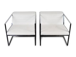 Bavuso Giuseppe
(Italian, b. 1959)
Pair of Atlanta Lounge Chairs