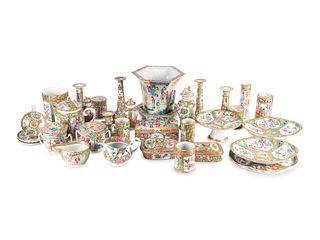 An Assorted Collection of Chinese Famille Rose Porcelain