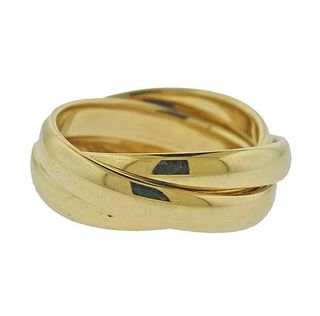 Tiffany &amp; Co 14K Gold Rolling Band Ring