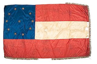 Confederate First National Flag Captured New Orleans by Captain Edward W. Thompson, 1st Maine Light Artillery, Battery A 