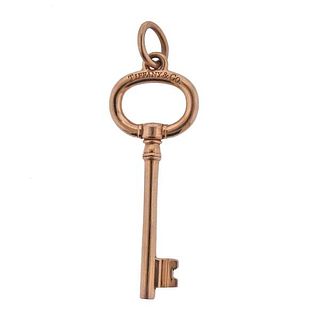 Tiffany &amp; Co 18k Gold Key Pendant