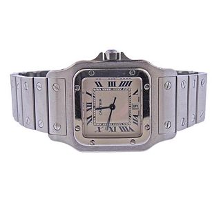 Cartier Santos Stainless Steel Quartz Unisex Watch 987901