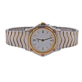 Ebel Two Tone Stainless Steel Lady&#39;s Watch 166901