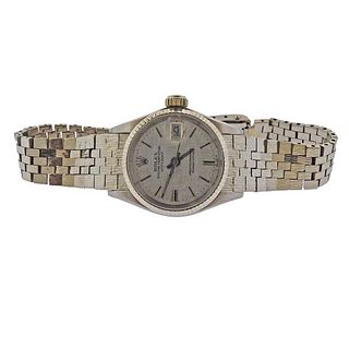 Rolex Datejust 18k Gold Lady&#39;s Watch 6517