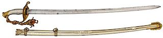 Model 1850 Foot Officer's Presentation Sword of Col. George S. Evans, 2nd California Cavalry  