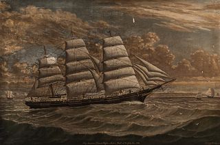 Percy A. Sanborn (American, 1849-1929) Ship Leonara