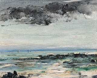 Léon Dabo (American, 1868-1960) St. Tropez, Storm Light
