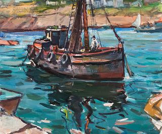 Carl William Peters (American, 1897 or 1898-1980) Fishing Boat