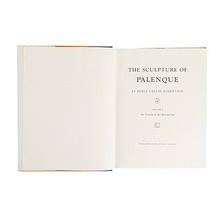Greene Robertson, Merle. The Sculpture of Palenque. New Jersey, 1983. Volumen I. 344 ilustraciones y un mapa plegado.