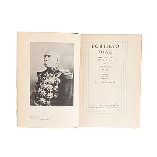 Beals, Carleton. Porfirio Diaz, Dictator of Mexico. Philadelphia-London, 1932. 1a ed. Cubierta y guardas ilustradas por Carlos Mérida.