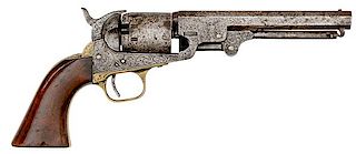 Manhattan Navy Percussion Revolver Engraved by Nimschke or in His Style 