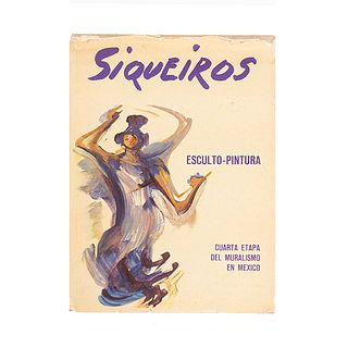Alfaro Siqueiros, David. Esculto-Pintura:Cuarta Etapa del Muralismo... México, 1968. 25 láminas. Firmado y dedicado por Siqueiros.