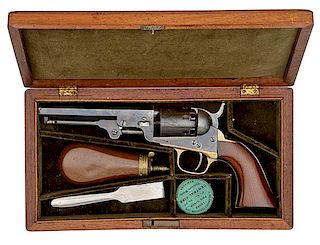 Cased Colt Model 1849 Percussion Revolver 